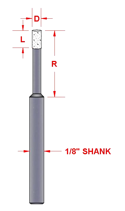 1/8" Diameter Shank